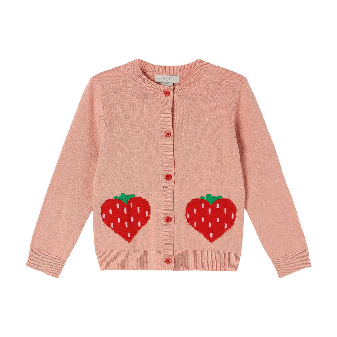 strawberry knit cardigan