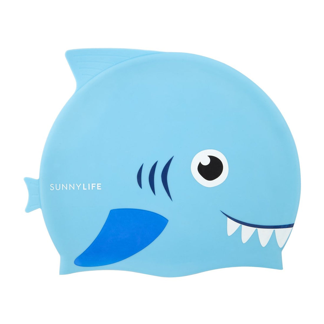 swimming cap shark