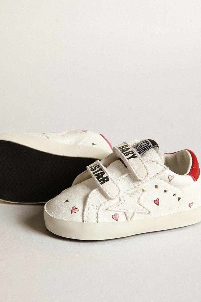 baby school nappa sneakers
