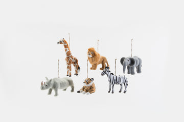 african animal ornament 4"-7"