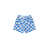 short vichy bleu