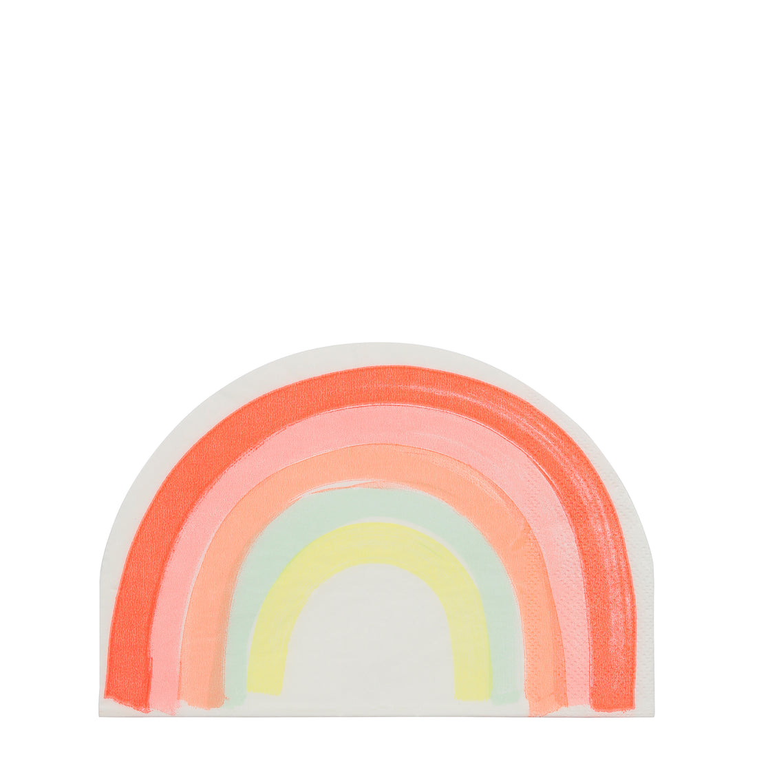 neon rainbow napkins