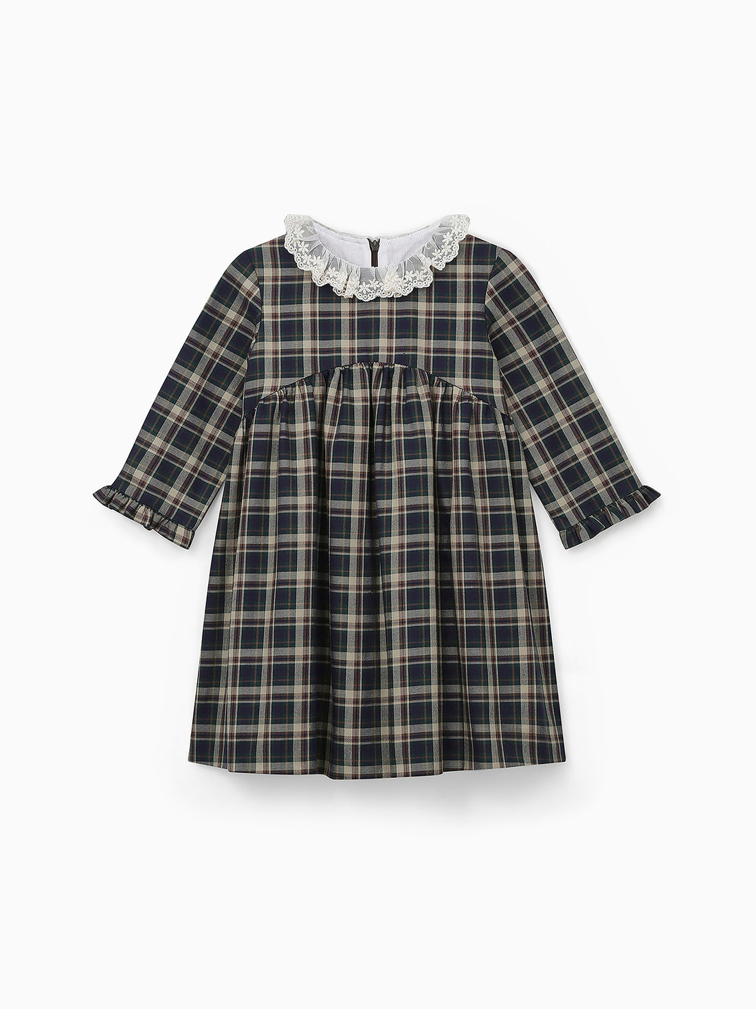 aralia dress green tartan