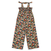 romper fleur bleu