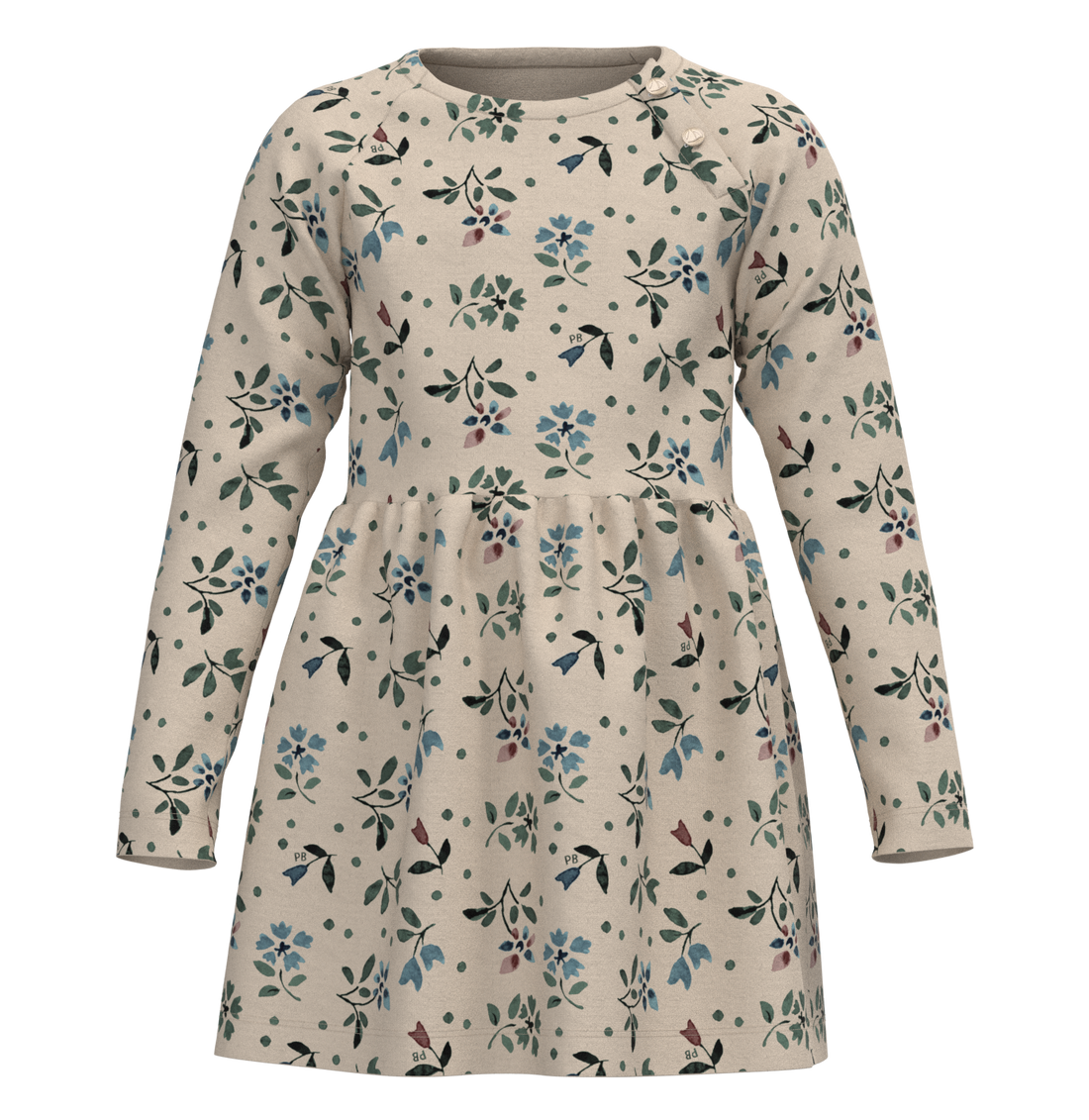 ls print dress floral