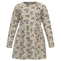 ls print dress floral