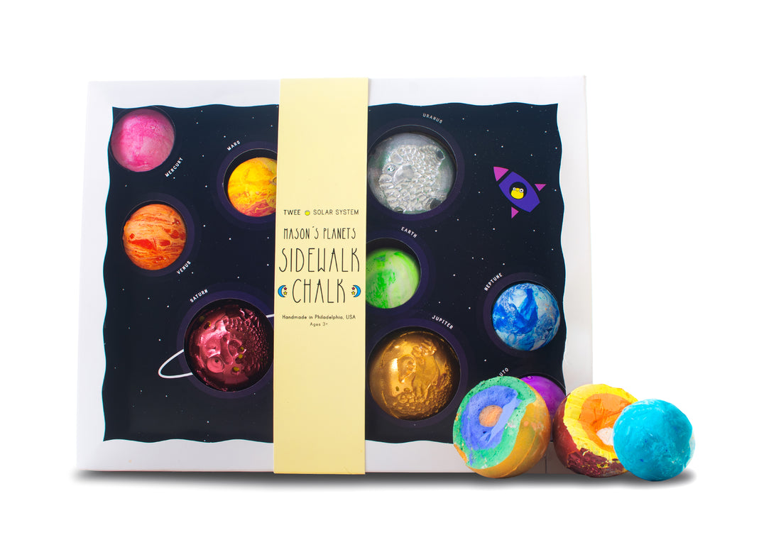mason's planets sidewalk chalk