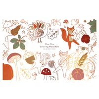 thanksgiving coloring placemats