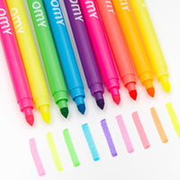 set of 9 neon markers