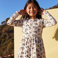ls print dress floral