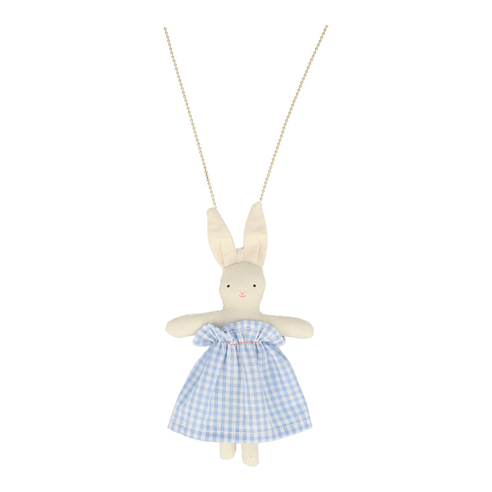 bunny doll necklace