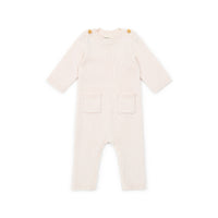 baby jumpsuit rose des fleurs