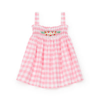 baby gingham dress vichy rose