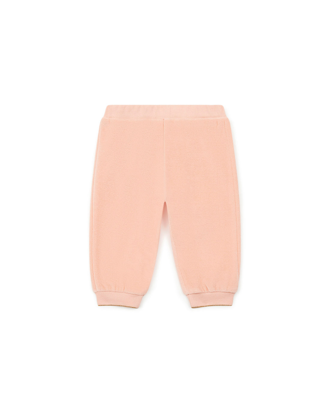 baby velvet logo pant
