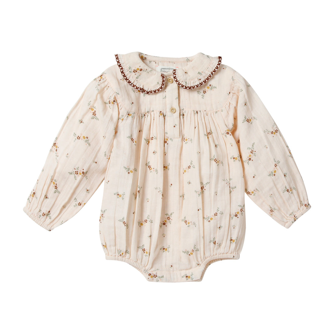 baby takara ruffled collar onesie