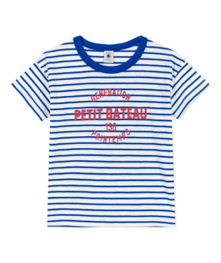 ss striped logo tee