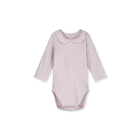 baby collared onesie purple haze