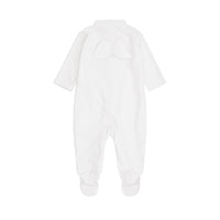 baby velour angel wing sleepsuit