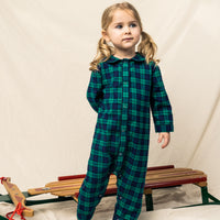 baby cambridge romper highland tartan