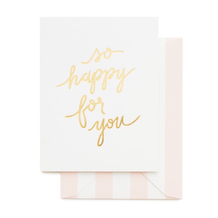 so happy for you card