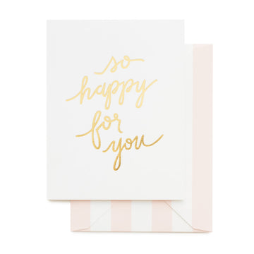 so happy for you card