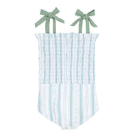 smocked one piece