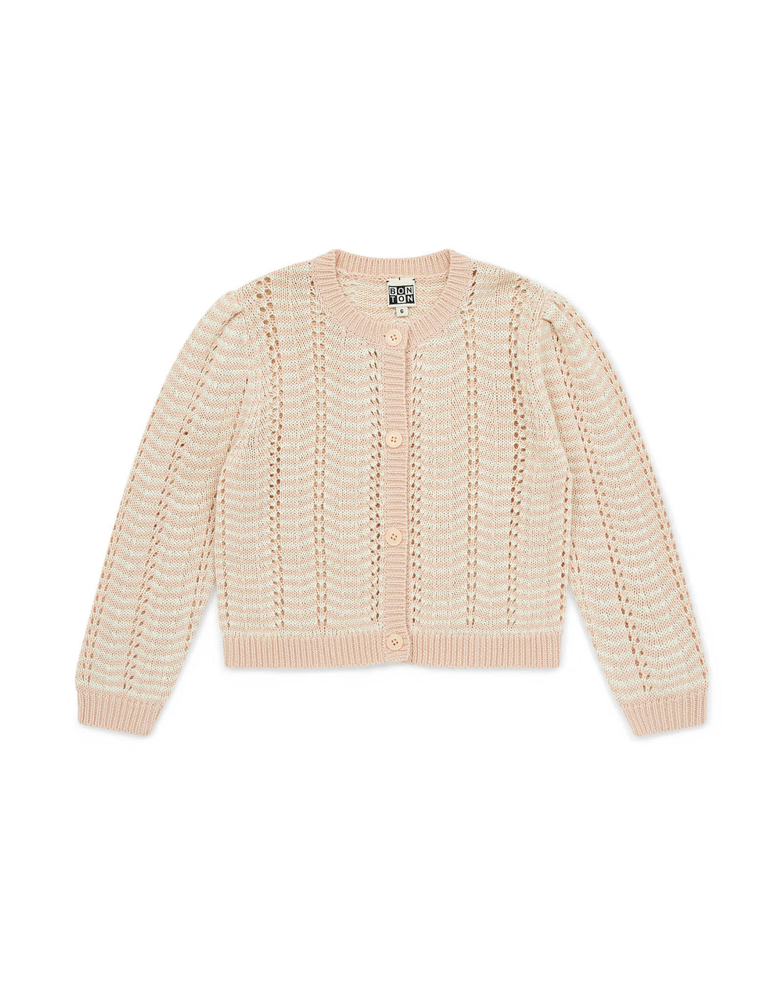 girls tiffany openwork cardigan