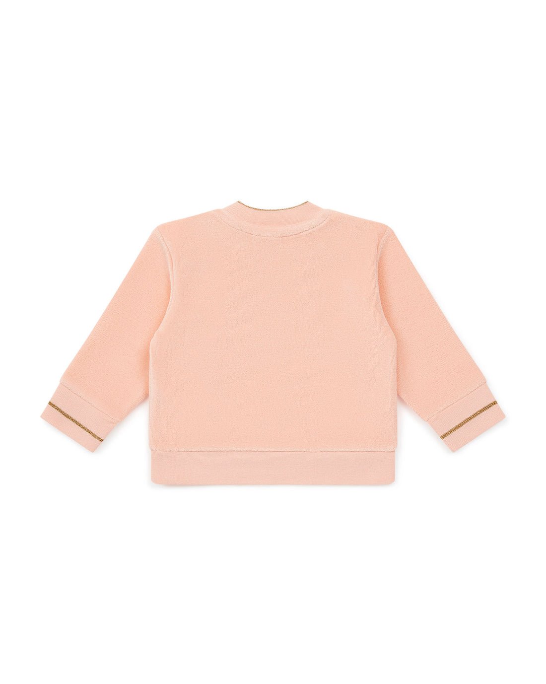 baby velvet logo sweatshirt