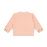 baby velvet logo sweatshirt