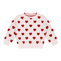 hearts pullover rose bonton