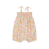 baby romper liberty rose